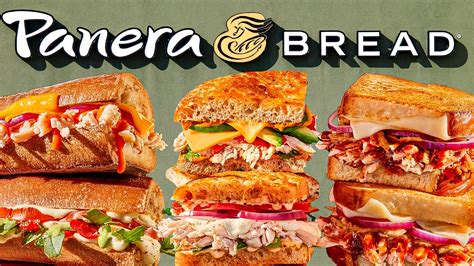 panera sandwich menu.